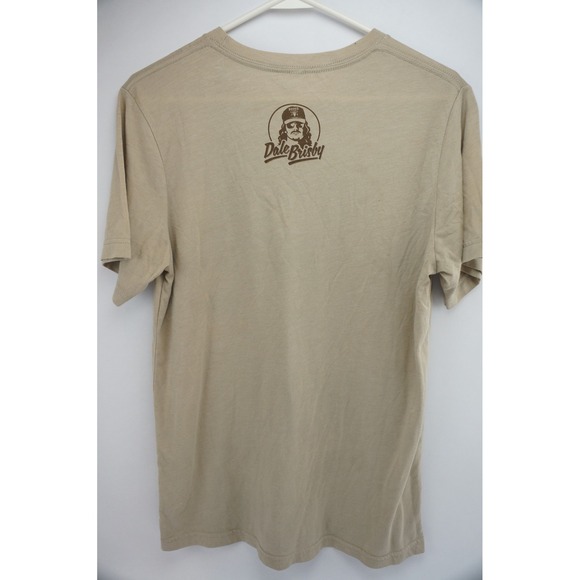 Radiator Ranch Winnebago TX Dale Brisby Rodeo T Shirt Tan Graphic Tee - Picture 2 of 3